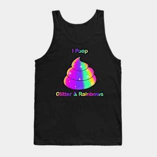 Glitter poop Tank Top